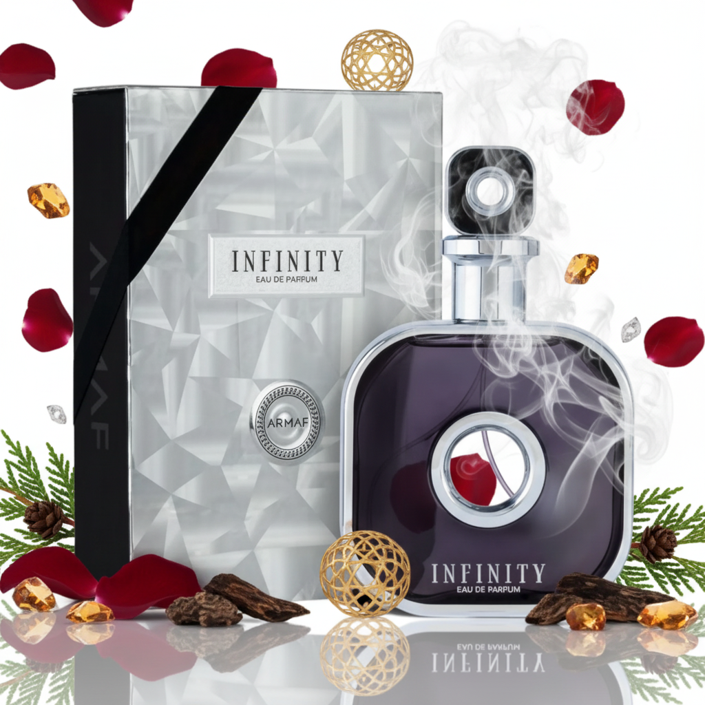 Armaf Infinity Silver - Lifestyle Editorial Árabe